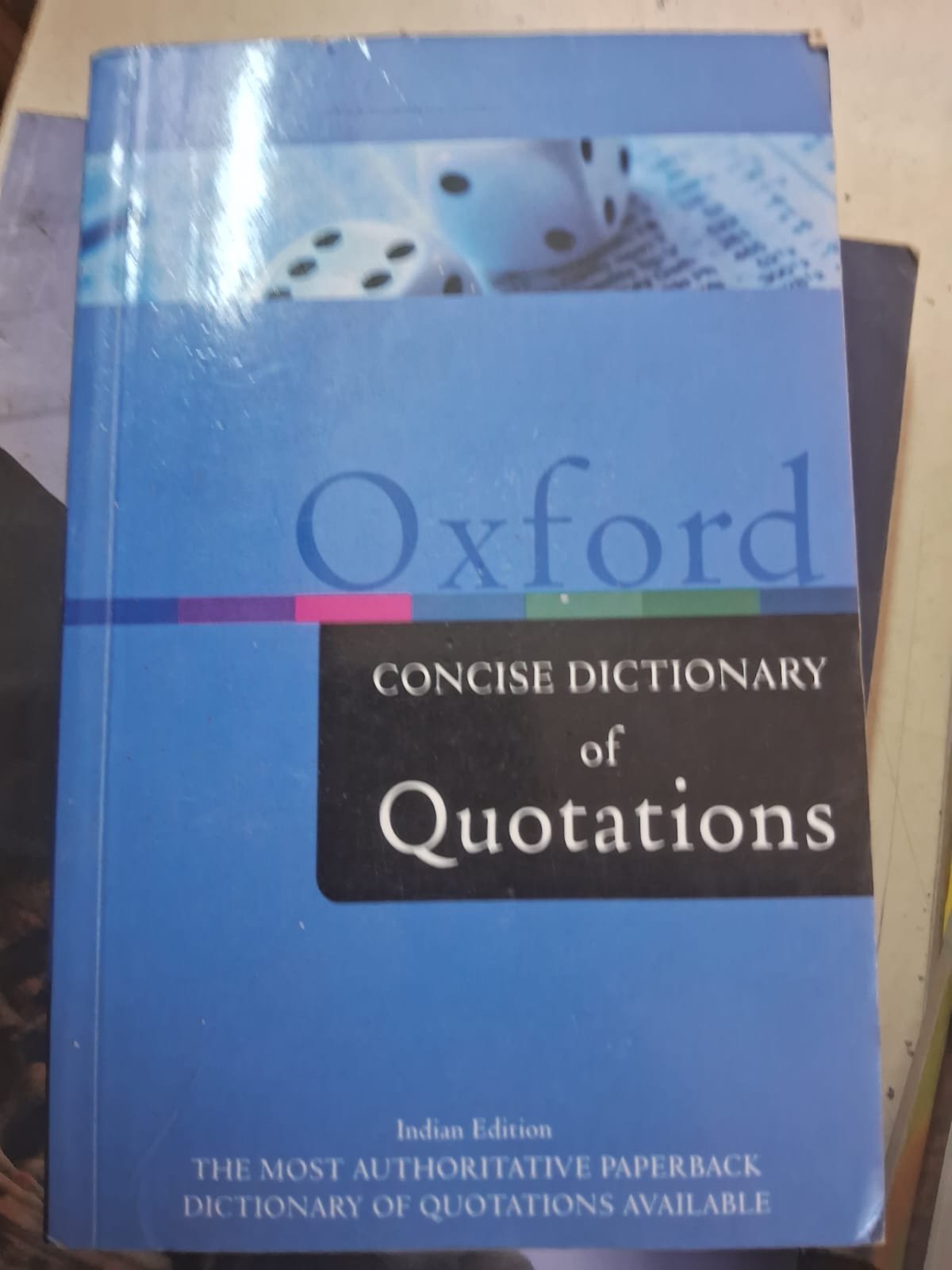 Oxford concise dictionary of quotations